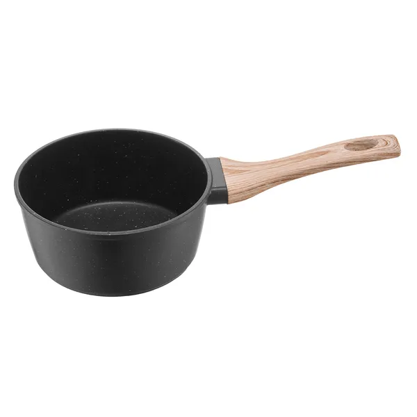 1.5 QT Saucepan, Nonstick Saucepan with Tempered Glass Lid, Multipurpose Cooking Sauce Pot with Detachable Handle, Sauce Pan Small Kitchen Cooking Pot with Coating, Induction Compatible, Black - Image 11