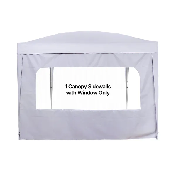 Canopy Sidewalls, Fit for 10 x 10 ft Pop Up Canopy Tent, Tent Side Walls with Waterproof and Sunlight Protection Layer for Outdoor Event Tents, Vendor Booths, Camping (1 Sidewall Only, White) - Image 11