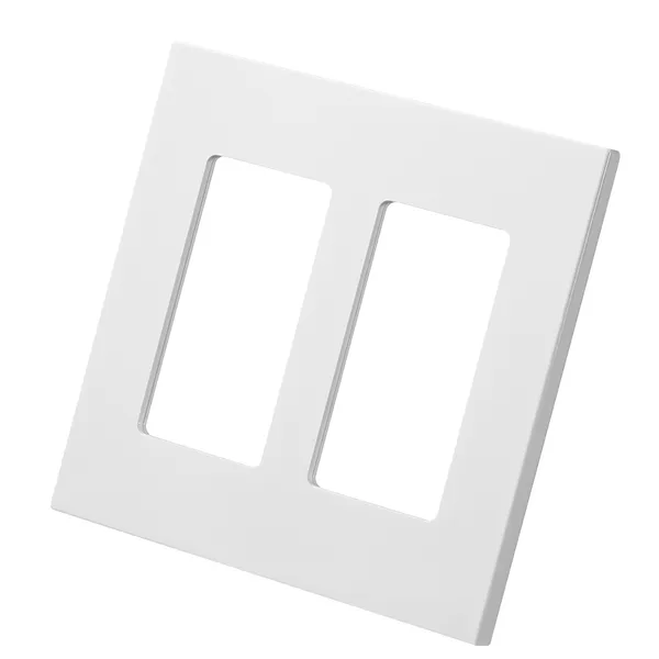 Rocker Light Switch Wall Plates, 2-Gang Decorative Outlet Covers,Standard Size 4.57in L x 4.53in H Unbreakable Polycarbonate Thermoplastic Faceplate for Receptacle Outlet&Switch(5 Pack, White) - Image 11