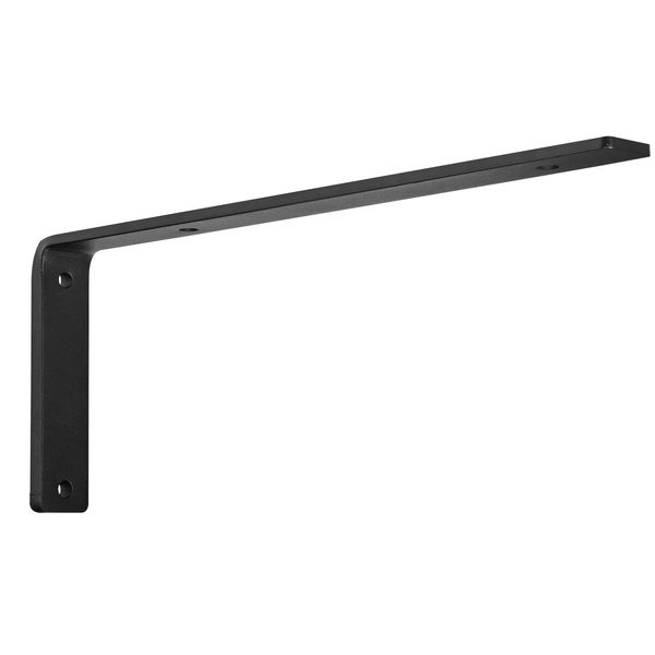 Shelf Bracket, Heavy Duty Floating Shelf Brackets 10 x 6 in, 4 Pcs Brackets for Shelves, 5mm Thick Matte Black L Shelf Bracket,Steel Shelving Brackets with 160 lbs Load Capacity - Image 11